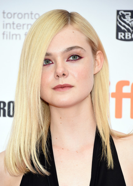 Elle Fanning showed off a super-sleek hairstyle at the TIFF screening of 'About Ray.'