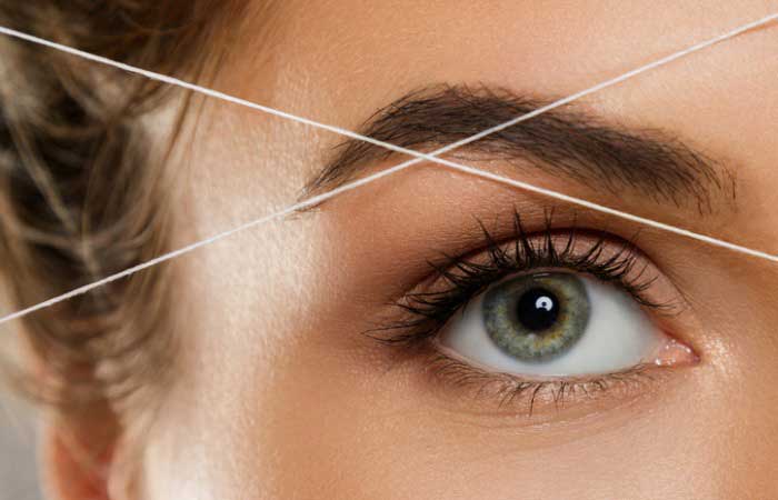 Threading to get rid of unibrow