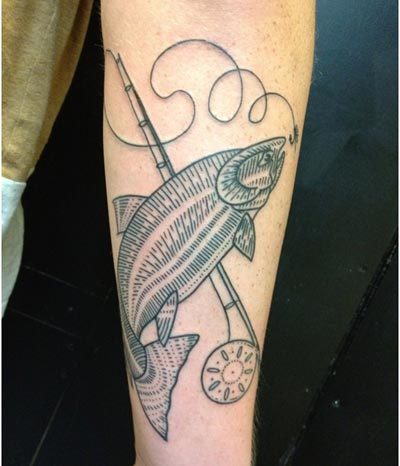 Fish tattoo design