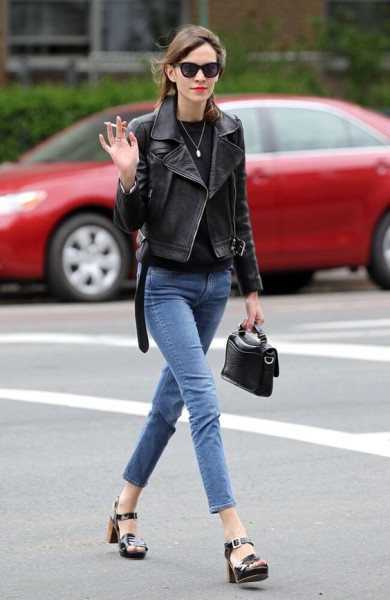 Alexa Chung Street Style: Be Casual And Cool via About.com